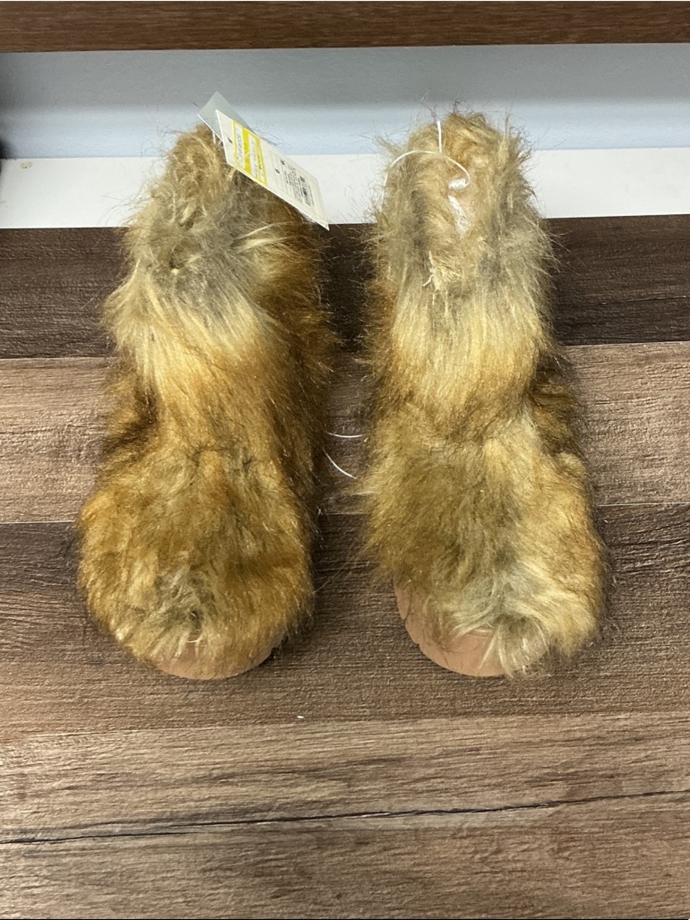 a new day Faux Fur Terra Ankle Booties - Brown